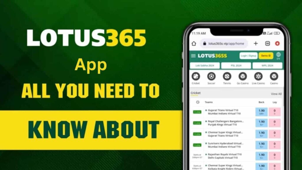 Lotus Cricket Betting App