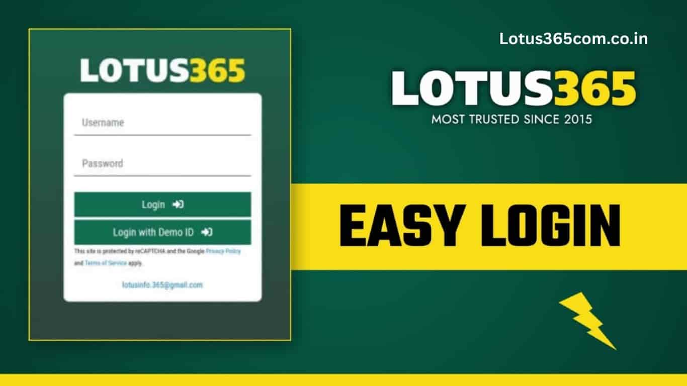 Lotus365 login