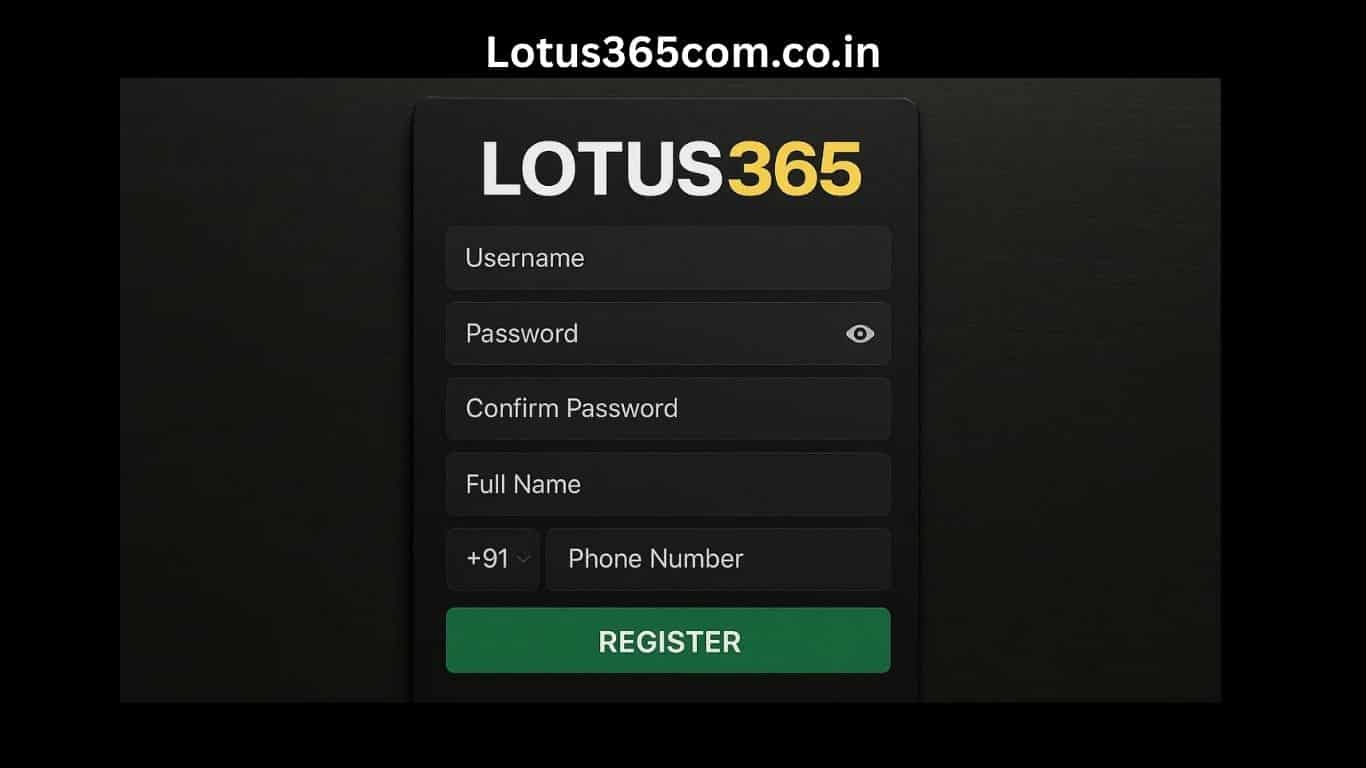 Lotus365 register